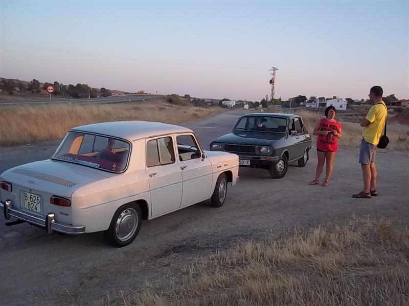 Con el R-8 de José Luís en la Ruta de la Plata