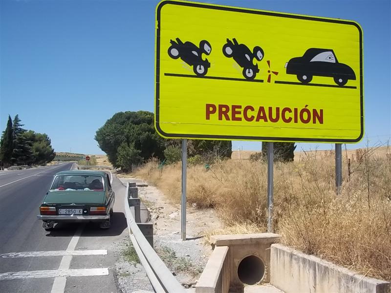 señal curiosa que nunca en el norte no había visto